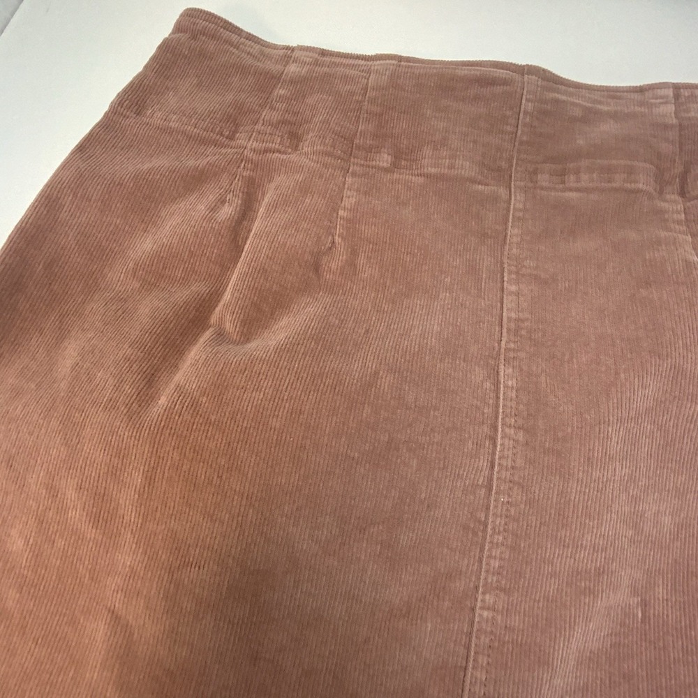 Wild Fable Corduroy Mini Skirt Size 16 Full Zip Front Utility GORP Y2K 80s 90s - Picture 5 of 16